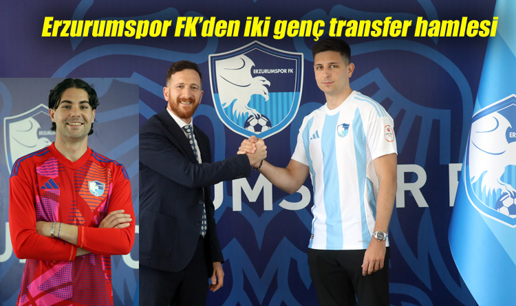 Erzurumspor Futbol Kulübü’nden iki genç transfer hamlesi
