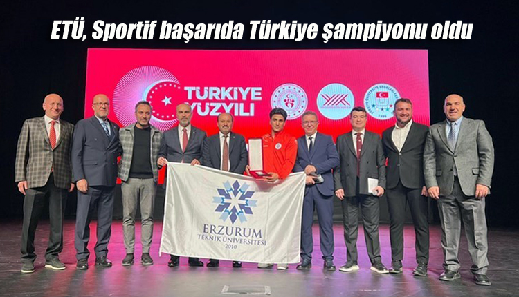 ETÜ, Sportif başarıda Türkiye şampiyonu oldu